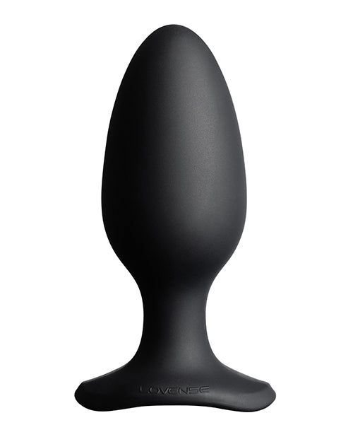 Lovense Hush Black Silicone Butt Plug: Ultimate Comfort & Control