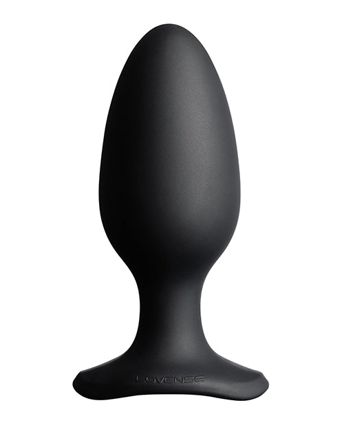 Plug Anal de Silicona Lovense Hush Negro: El Arte del Placer Íntimo Product Image.