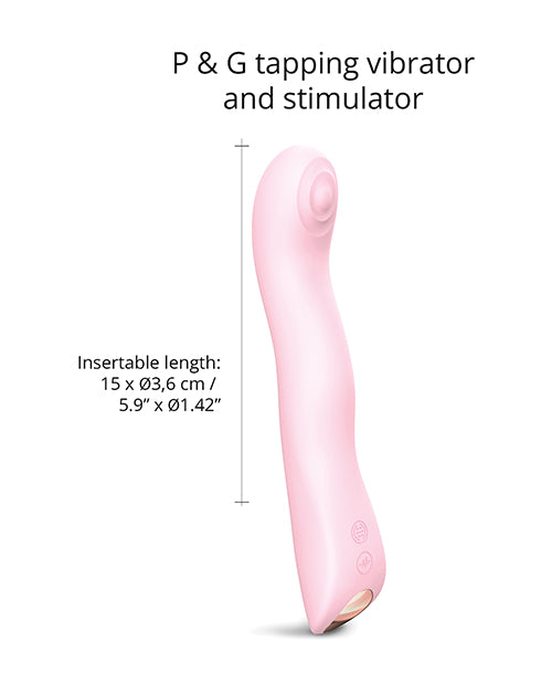 Love To Love Swap Tapping Vibrator in Sweet Orchid Product Image.