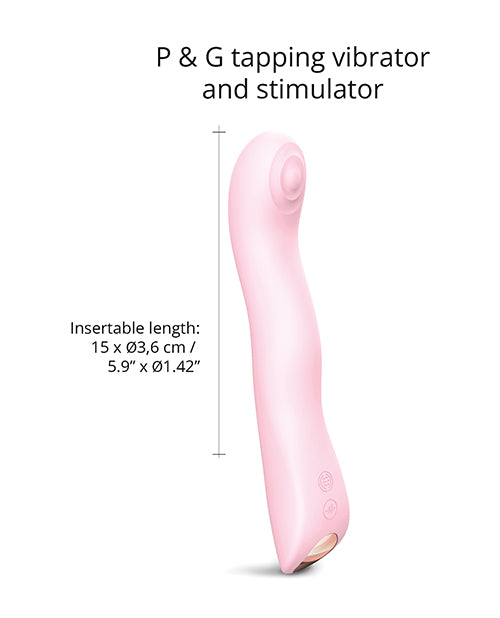 Love To Love Swap Tapping Vibrator - Sweet Orchid Product Image.
