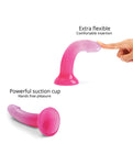 Love to Love Dildolls Sunrise Luxury Silicone Dildo in Fuchsia