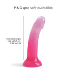 Love to Love Dildolls Sunrise Luxury Silicone Dildo in Fuchsia