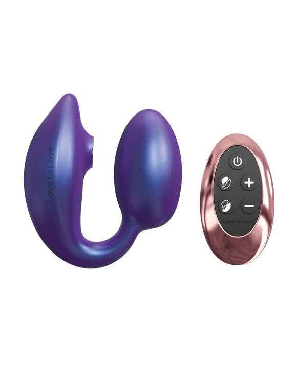 Love to Love Wonderlover Dual Stimulator - Iridescent Night: Intense Dual Stimulation & Customisable Pleasure Product Image.