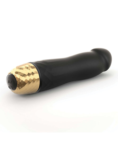 Dorcel Mini Must Vibrator: Luxurious Black/Gold Pleasure Product Image.