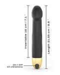 Dorcel Real Vibration M 8.6" Rechargeable Vibrator 2.0 - Black/Gold: Ultimate Pleasure Experience