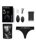 Dorcel Discreet Panty Vibe - Negro: Abraza la pasión oculta