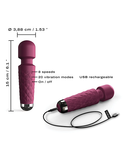 Estimulador de clítoris Dorcel Mini Wanderful Plum: tu compañero de viaje perfecto Product Image.