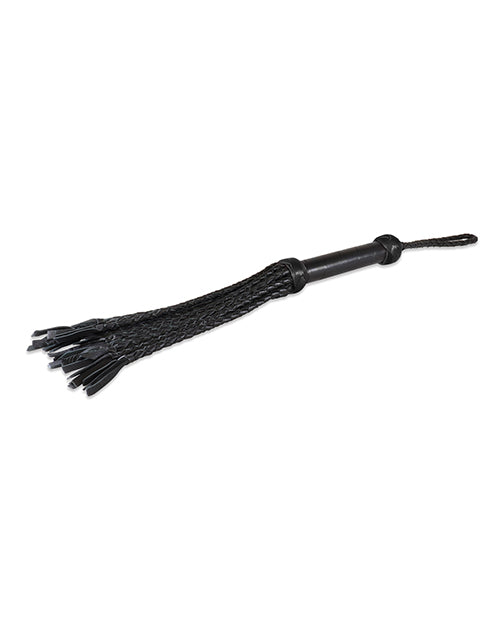 Sultra 16" Lambskin Grip Flogger - Enhance Intimate Pleasure Product Image.