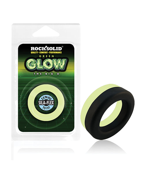 Black & Green Glow-In-The-Dark Big O Ring Product Image.
