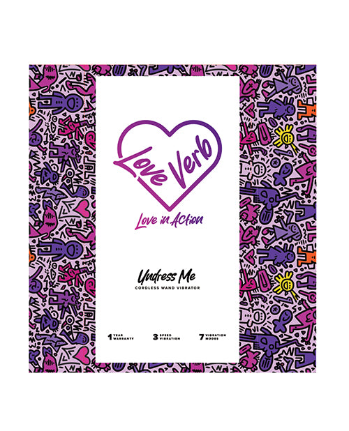 Love Verb Undress Me Copper-Infused Mini Wand - Lilac Product Image.