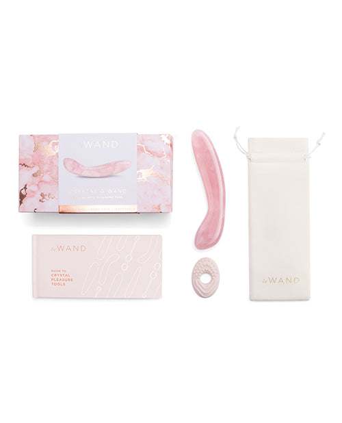 Le Wand Rose Quartz G-Spot Stimulator: A Journey to Ecstasy Product Image.