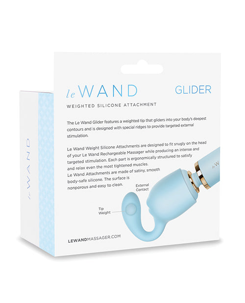 Le Wand Glider Weighted Silicone Attachment Product Image.