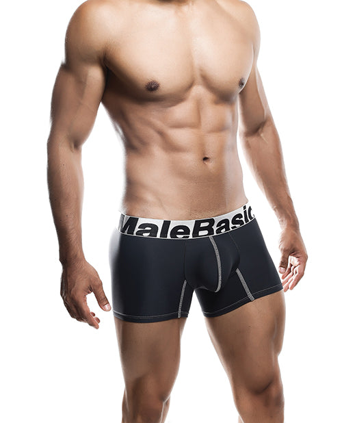 Male Basics Performance Boxer in Burgundy - Size Large Product Image.