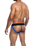 Male Basics Neon Royal Jockstrap