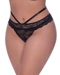 Periwinkle Peek-a-boo Lace Cheeky Panty