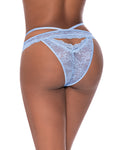 Periwinkle Peek-a-boo Lace Cheeky Panty