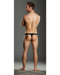 Male Power Rip Off Thong with Studs and Velcro Front