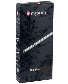 Sonido Uretral Mystim Thin Finn eStim - Plata - Featured Product Image