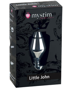 Mystim Little John Buttplug Small Aluminium in Silver - Elegance Meets Ecstasy