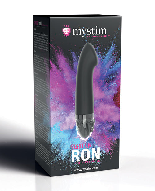 Shop for the Mystim Right on Ron eStim G Vibrator - Black at My Ruby Lips