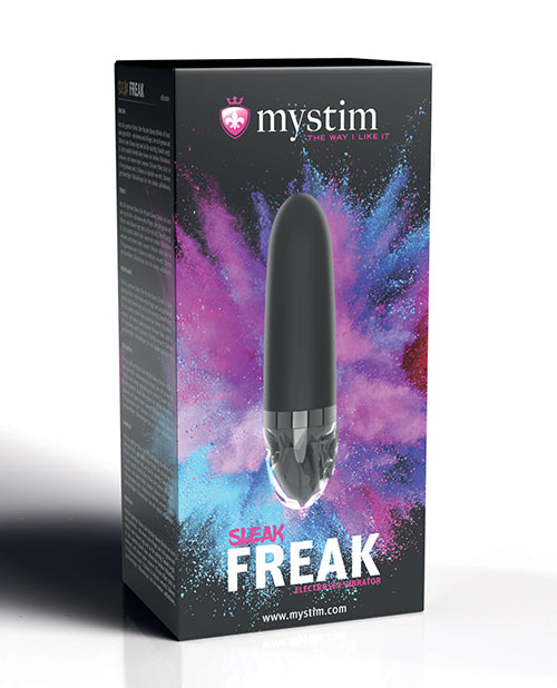 Mystim Sleak Freak eStim 直振動器 - 黑色 Product Image.