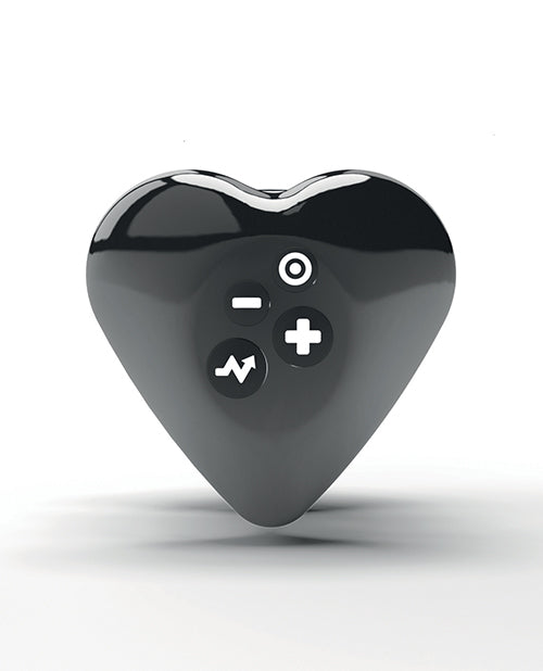 Mystim Heart is Desire eStim Layon Vibrador - Negro Product Image.