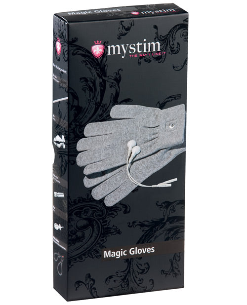 Shop for the Mystim eStim Magic Gloves - Gray at My Ruby Lips