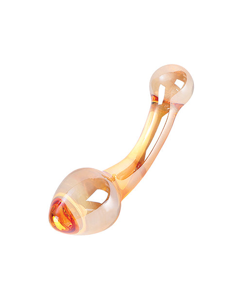 Nobu Amber Glass Honey Dipper Product Image.