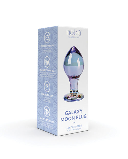 Nobu Galaxy Moon Plug in Captivating Blue: A Sensational Journey of Pleasure Product Image.