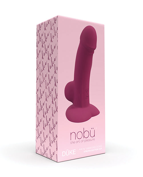 Nobu Duke Vibrating Dong - Raspberry: Intense Pleasure & Realistic Feel
