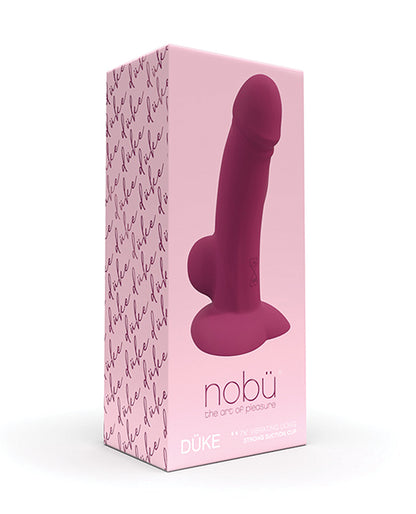 Nobu Duke Vibrating Dong - Raspberry: Intense Pleasure & Realistic Feel