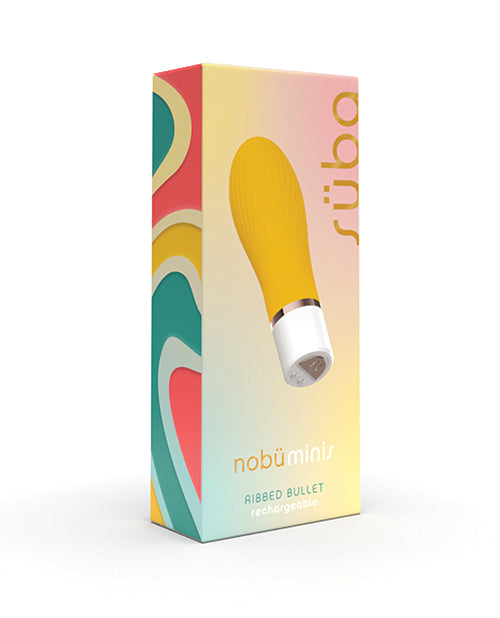Nobu Mini Suba Ribbed Bullet: Placer intenso en cualquier lugar 🌟 Product Image.