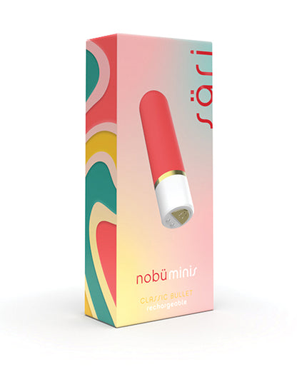 Nobu Mini Sari Classic Bullet - Coral: Compact & Powerful Vibrator