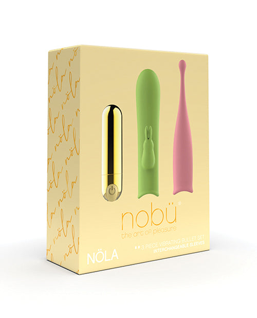 Nobu Nola Interchangeable Bullet Set: Tailored Pleasure