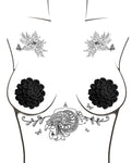 Neva Nude Burlesque Nightfall Roses Silicone Pasties