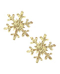 Neva Nude Glitter Snowflake Pasties: Dance of Winter Glamour