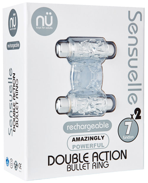 Sensuelle Double Action Cockring: The Ultimate Intimacy Upgrade Product Image.