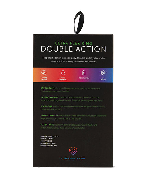 Sensuelle Double Action Cockring: The Ultimate Intimacy Upgrade Product Image.