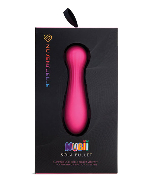 Nu Sensuelle Sola Nubii: 20 Functions Flexible Bullet (Purple) Product Image.