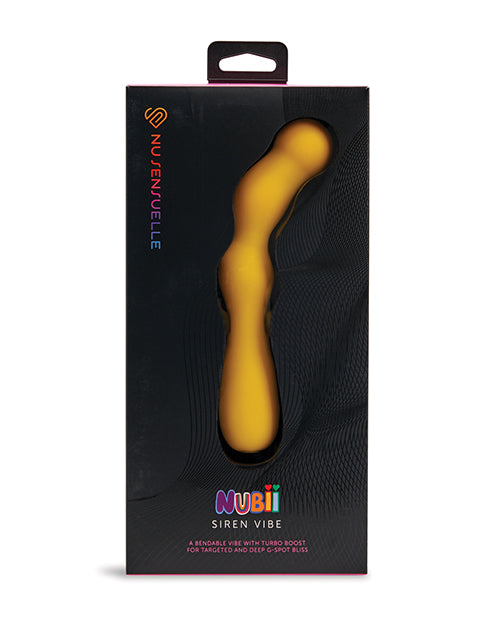 Nu Sensuelle Siren Nubii: Vibrador de punto G con ángulo personalizado Product Image.