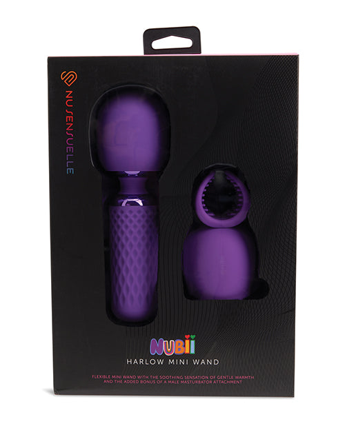 Nu Sensuelle Harlow Mini Wand with Masturbator Attachment: The Ultimate Pleasurable Experience - featured product image.