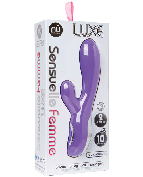 Masajeador con bola rodante Nu Sensuelle LUXE - Abrace la indulgencia dichosa Product Image.