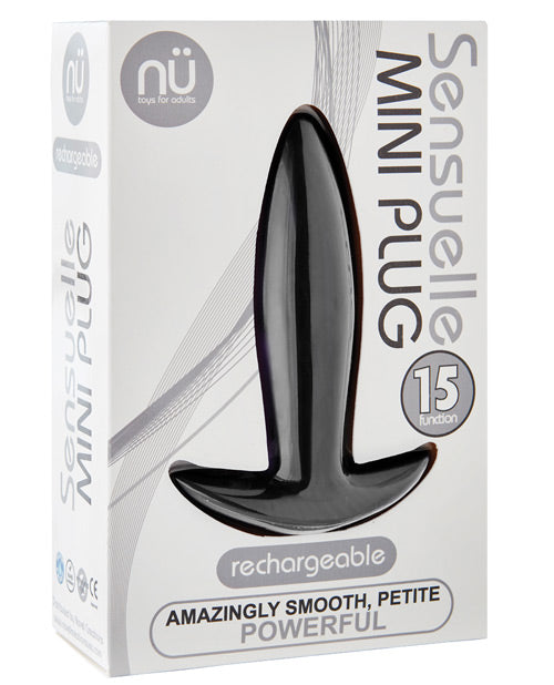 Sensuelle Mini Butt Plug: 15 Patterns of Pleasure for Unmatched Bliss Product Image.