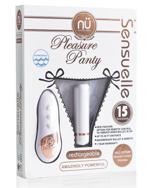 Sensualis Panty Bullet Placer 15 Funciones con Control Remoto Product Image.