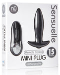 NU Sensuelle Whisper-Quiet Remote Control Rechargeable Mini Plug