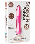 NU Sensuelle Bobbii: Vibrador tipo bala flexible de 69 funciones