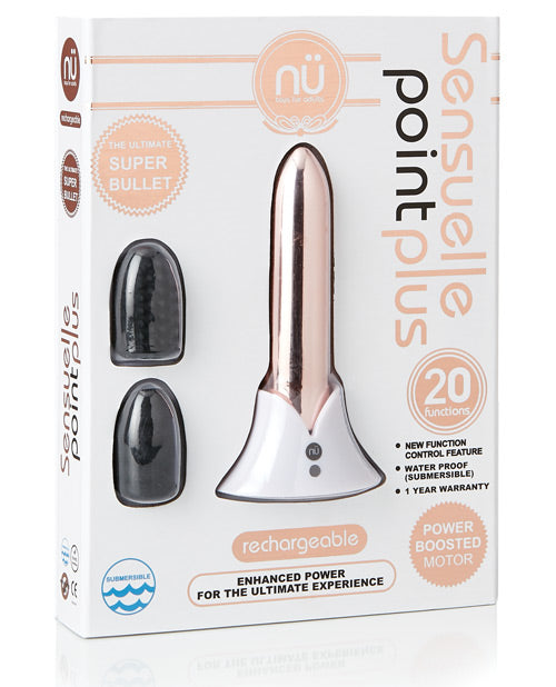 Vibrador tipo bala recargable Sensuelle Point Plus: la máxima experiencia de placer Product Image.