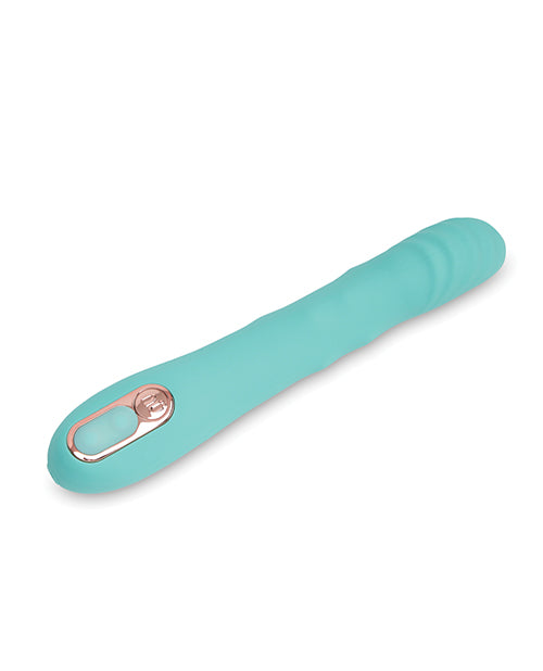 Vibrador de movimiento con rodillo vertical Nu Sensuelle Roxii - Azul eléctrico Product Image.