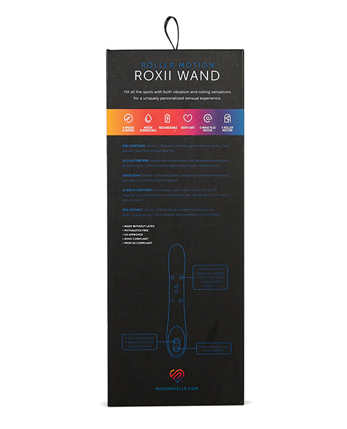 Nu Sensuelle Roxii 垂直滾輪運動振動 - 電藍色：無與倫比的樂趣 Product Image.