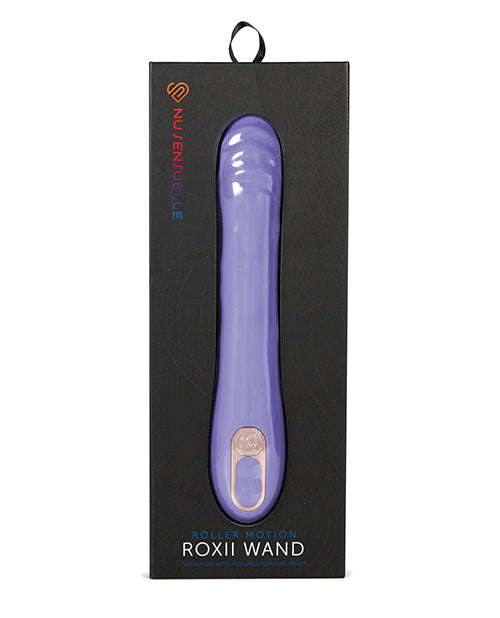 Nu Sensuelle Roxii Vertical Roller Motion Vibe - Electric Blue: Unparalleled Pleasure Product Image.